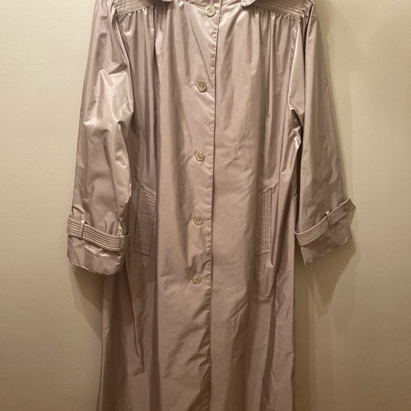 Vintage Women’s Size 14 Chiango by Fleet Street Beige Trench Coat - Picture 1 of 4